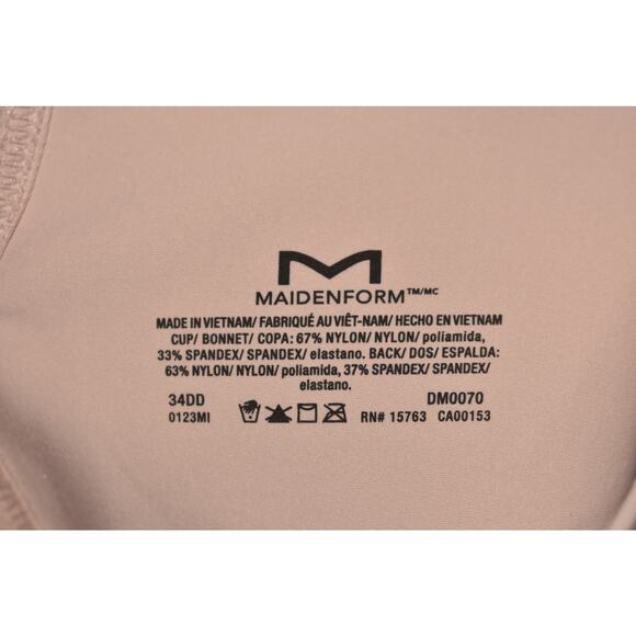 MAIDENFORM NEW $48 Dreamwire Back Smoothing Underwire Bra Evening Blush 34DD - Picture 3 of 3